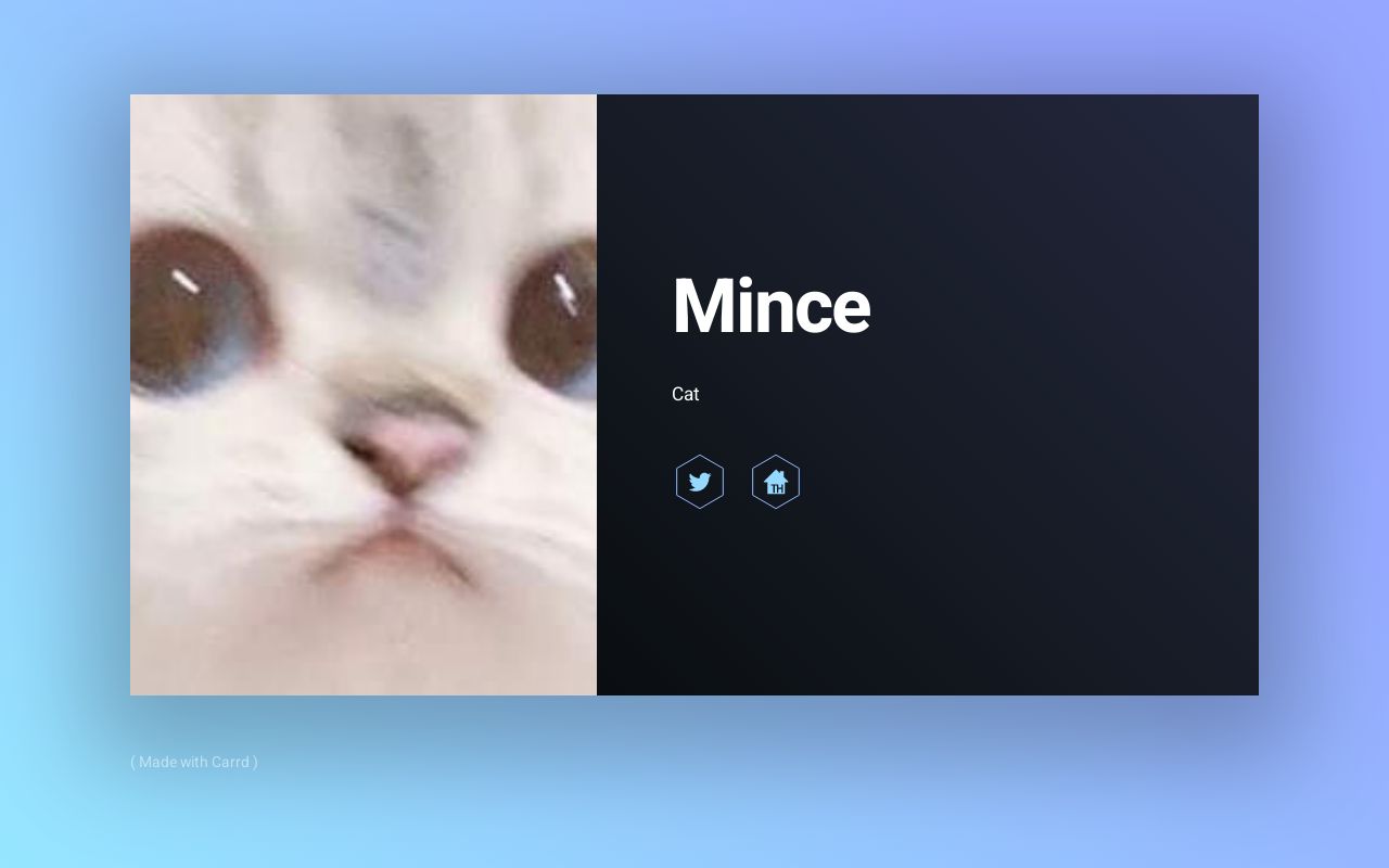 Carrd profile picture for @mince